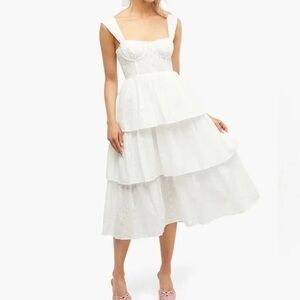 We wore what corset midi dress